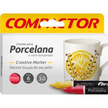 Imagem de Marcador de Porcelana Creative Vermelho CX.C/06 - Compactor
