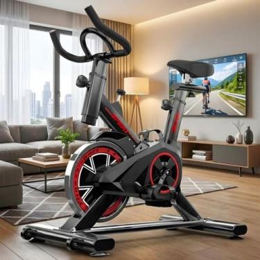 Imagem de Bicicleta Spinning Bike Ergométrica Para Exercícios Monitor 4kg Suport