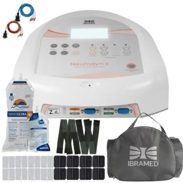 Imagem de Neurodyn II, Estimulador com 16 Eletrodos 5x5cm, 4 Faixas Elásticas 60cm, Kit Completo IBRAMED
