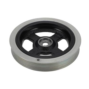 Imagem de Hihaha No.231242B020 Polia de cambota de balanceador harmônico do motor para Hyundai Accent 2012-2019 Polia de balanceador harmônico polia de manivela 6 sulcos durável
