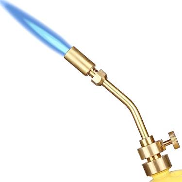 Imagem de DOMINOX Cabeça de tocha de propano bocal de tocha de latão ponta de sopro para solda, soldagem, descongelamento, brasagem e cozimento