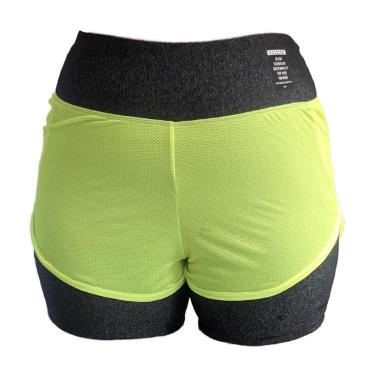 Imagem de Bermuda Oakley Trn Vapor 2IN1 Shorts 5.0 Feminino - Cinza e Verde-Feminino