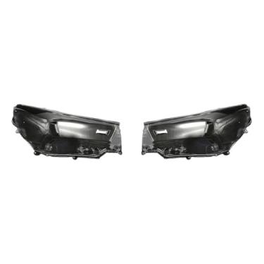Imagem de Frente do carro farol capa abajur escudo de vidro transparente acessórios do carro compatível com toyota hilux 2019 2020(Left and Right)