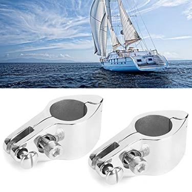 Imagem de Generic Braçadeira Deslizante de Mandíbula Superior Durável de Aço Inoxidável para Barcos, Iates e Embarcações Infláveis, 22MM/25MM, 2 Unidades, Encaixe de Hardware à Prova D'água para Iates (22MM)