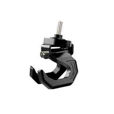 Imagem de KGRHJSA Peças de gancho de capacete de bagagem universais compatíveis com Xiaomi M365 skate scooter elétrico bolsa de suspensão de carga acessórios de ganchos de garra de metal (cor: preto)