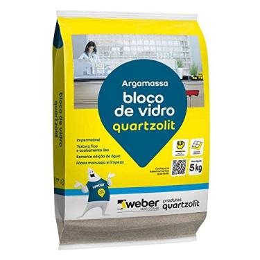 Imagem de ARGAMASSA BLOCO DE VIDRO QUARTZOLIT 5KG