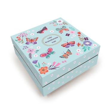 Imagem de Fina Ideia - Porta-joias e aneleira P Borboletas no jardim