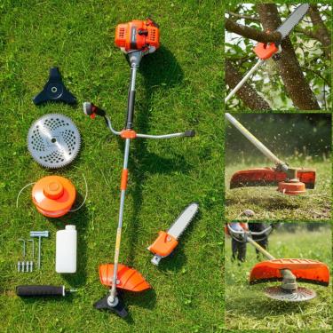 Imagem de Roçadeira Multifuncional A Gasolina 75cc 3.5hp 2T Profissional Com Motopoda Podagalhos