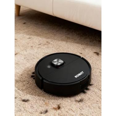 Imagem de Mini vassoura robótica automática, operação simples com um toque para cozinha, sala de estar, limpeza de chão