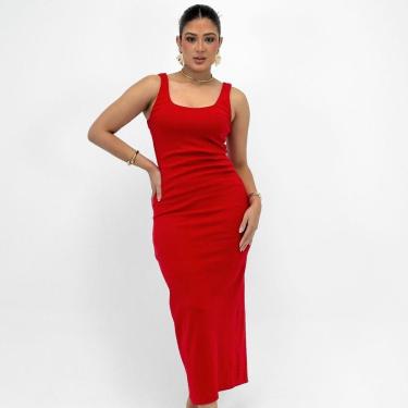 Imagem de Vestido Hering Midi Regata Feminino-Feminino