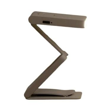 Imagem de Lanterna De Leitura Portátil USB Recarregável Dobrável Com 3 Cores Aju