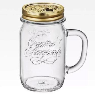 Imagem de Caneca QUATTRO STAGIONI 415 ml Original COM Tampa