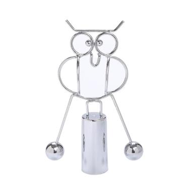 Imagem de Esfera de equilíbrio de aço inoxidável criativa para berço de pêndulo ornamentos de ferro ferramentas de educação infantil para mesa de descompressão (tipo x)