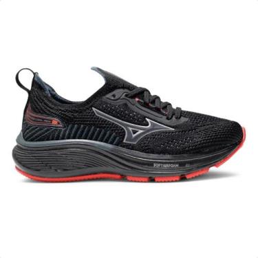 Imagem de Tênis Mizuno Cool Ride 3 Junior Unissex, 34, Preto