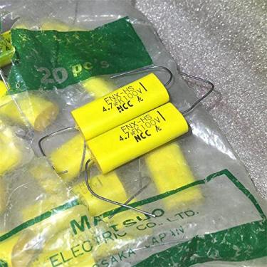 Imagem de NCC FNX-HS Series 4.7UF100VDC Capacitor contínuo de divisão de frequência do pé de cobre grosso, 10 peças