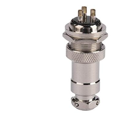 Imagem de XMGKMN 1 peça GX20 conector de aviação adaptador de alimentação 2-10 núcleo conector de cabo soquete de aviação (tamanho: GX20 plugue fêmea 14 núcleos)