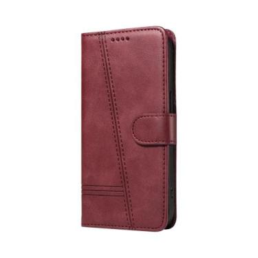 Imagem de Capa De Couro Com Slots Para Cartões Para Samsung Galaxy A32 A33 A34 A