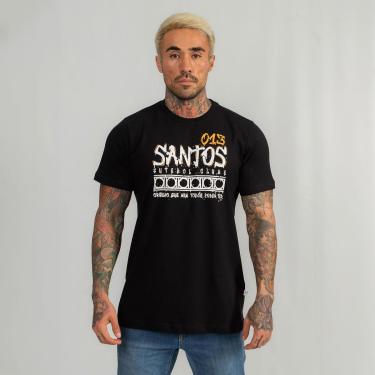 Imagem de Camiseta Santos Oficial Classic 013 Algodão Masculina-Masculino