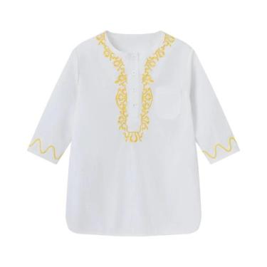 Imagem de Conjunto De Roupa Infantil Do Oriente Médio Para Outono Com Botões, La