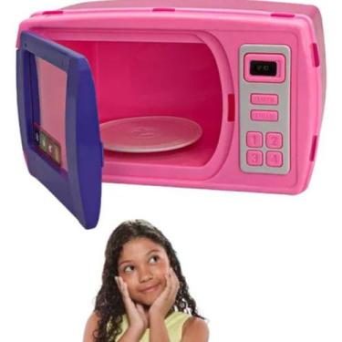 Imagem de Micro-ondas Infantil Colorido  Brinquedo de Casinha - BS TOYS
