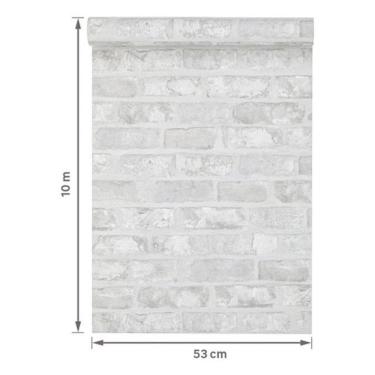 Imagem de Papel De Parede Importado Tjolo Alto Relevo 53Cm - Rende 10M