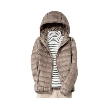 Imagem de Jaqueta Curta De Puffer Feminina 13 Cores Moda 2023 Ultralight Fina E 