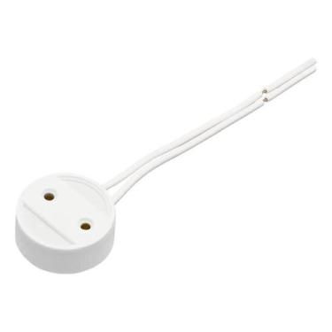 Imagem de Kit 10 Soquete T8 Lâmpada Tubular Com Rabicho + 10 Presilhas - WL