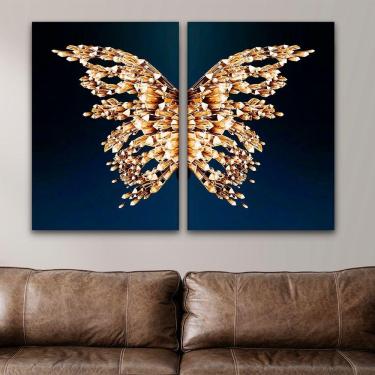 Imagem de Quadro Dupla Asa De Borboleta -- Br Artes