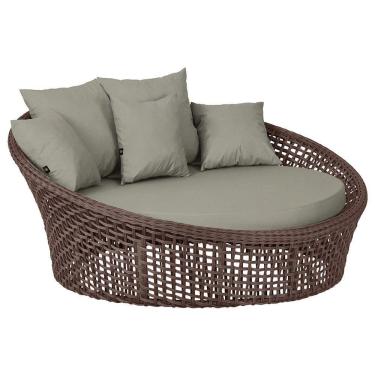 Imagem de Chaise Hungria Pintura Fendi Corda Náutica E8 Trama Original Marrom