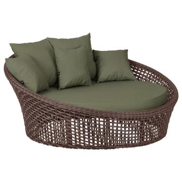 Imagem de Chaise Hungria Pintura Marrom Corda Náutica E13 Trama Marrom