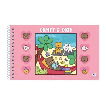 Imagem de Comfy Cozy Rosa 48 Páginas Capa Dura - Ciranda Cultural