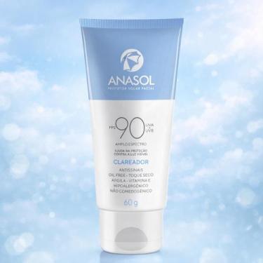 Imagem de Protetor Solar Facial Anasol Toque Seco Clareador FPS 90 - Dahuer