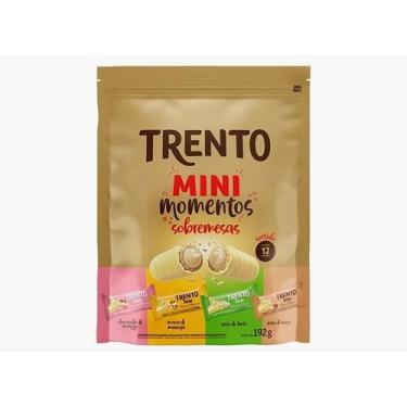 Imagem de Trento Chocolate Mini Momentos Sobremesas Pouch 192g c/ 12un