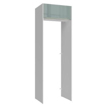 Imagem de Porta-geladeira 73 Cm 1 Porta Basculante Branco/cinza Lux Madesa Branc