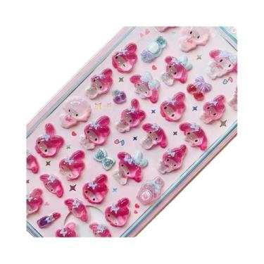 Imagem de Adesivos 3D Sanrio Hellokitty Kuromi Cinnamoroll, Cases Decorativas De