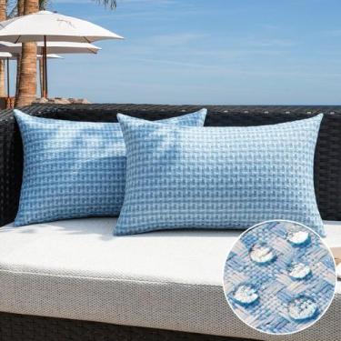 Imagem de Fundas de Cojín Impermeables para Exterior Kevin Textile 30x50cm - K K