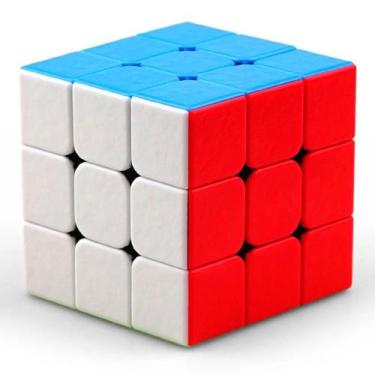 Imagem de Cubo Mágico Colorido Profissional 3x3x3 Clássico Giro Rápido - Casinha
