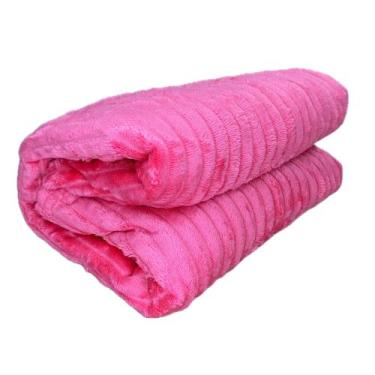 Imagem de Cobertor Manta Casal Corttex Luster Microfibra Design Canelado Toque M