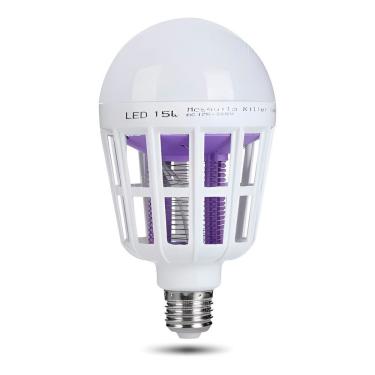 Imagem de Lâmpada Repelente Luz Led Bocal Mata Mosquito Insetos