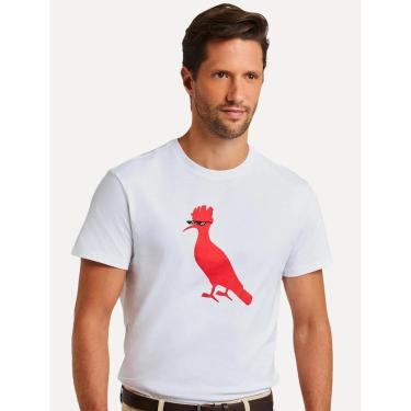 Imagem de Camiseta Reserva Masculina Regular Pica-pau Meme Branca-Masculino