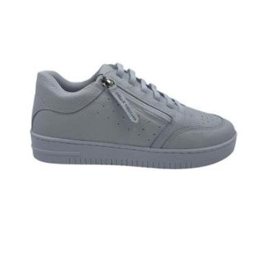 Imagem de Tênis Casual Couro Dalla Vecchia Branco 20710138 - Branco 36-Feminino