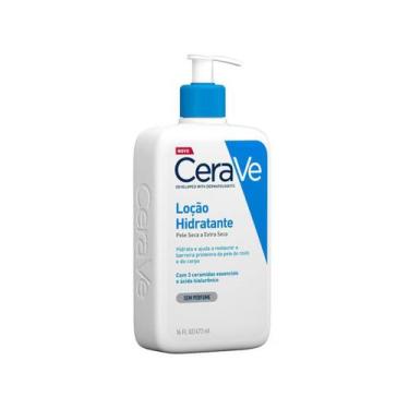 Imagem de Loção Hidratante Cerave Pele Seca e Extra Seca 473ml, Sem Perfume, 473