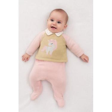 Imagem de Conjunto Unicórnio Primeiros Meses do Bebê - Estylo Baby, Rosa, M
