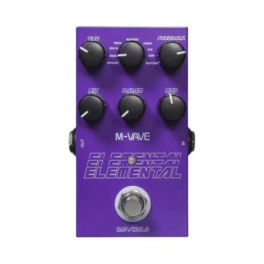 Imagem de Mini Pedal De Guitarra Digital Com Reverb 9 Efeitos Room Shimmer Lofi 