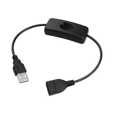 Imagem de Cabo USB Com Interruptor Liga/desliga E Extensão Para Dispositivos De 