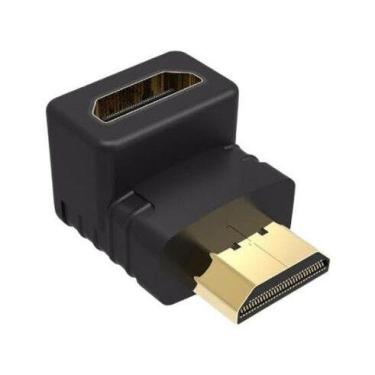 Imagem de Adaptador Conector HDMI Macho /  HDMI Fêmea - EXBOM