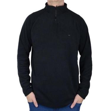 Imagem de Blusa Masculina Olho Fatal Fleece Preta - 400056, Preto, GG