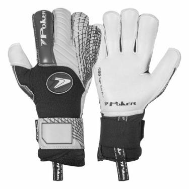 Imagem de Luva Goleiro Futebol de Campo Profissional Infinity Poker (Preto + Cin