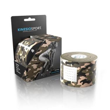 Imagem de Bandagem Elástica Adesiva Rolo 5cm X 5m KinesioSport, Camuflado