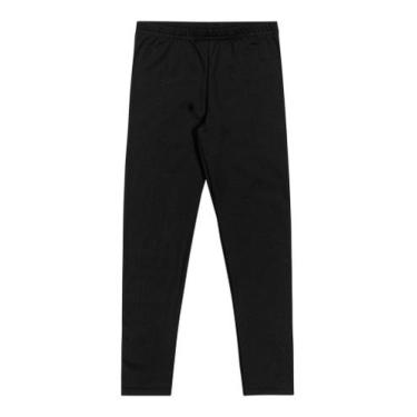 Imagem de Legging Infantil Unissex Básica Térmica Elian - 50086, Preto, 14